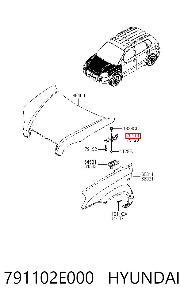 791102E000 Hyundai/Kia