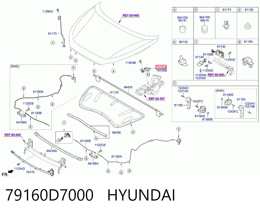 79160D7000 Hyundai/Kia