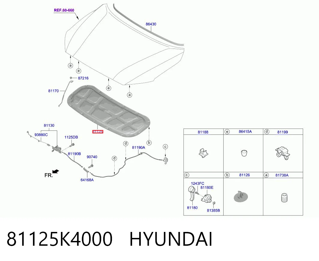 Comprar Aislamiento acústico del capó Hyundai KONA OS a bajo precio