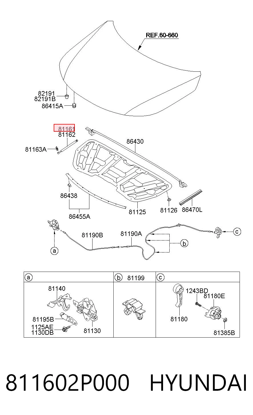 811602P000 Hyundai/Kia