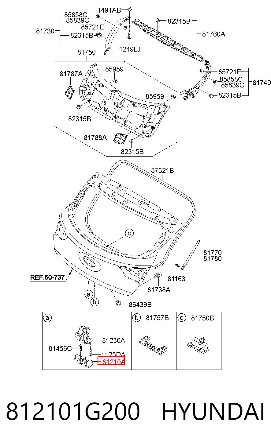 812101G200 Hyundai/Kia 