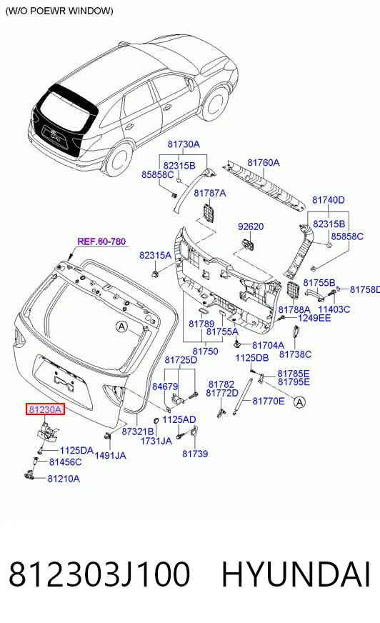 812303J100 Hyundai/Kia