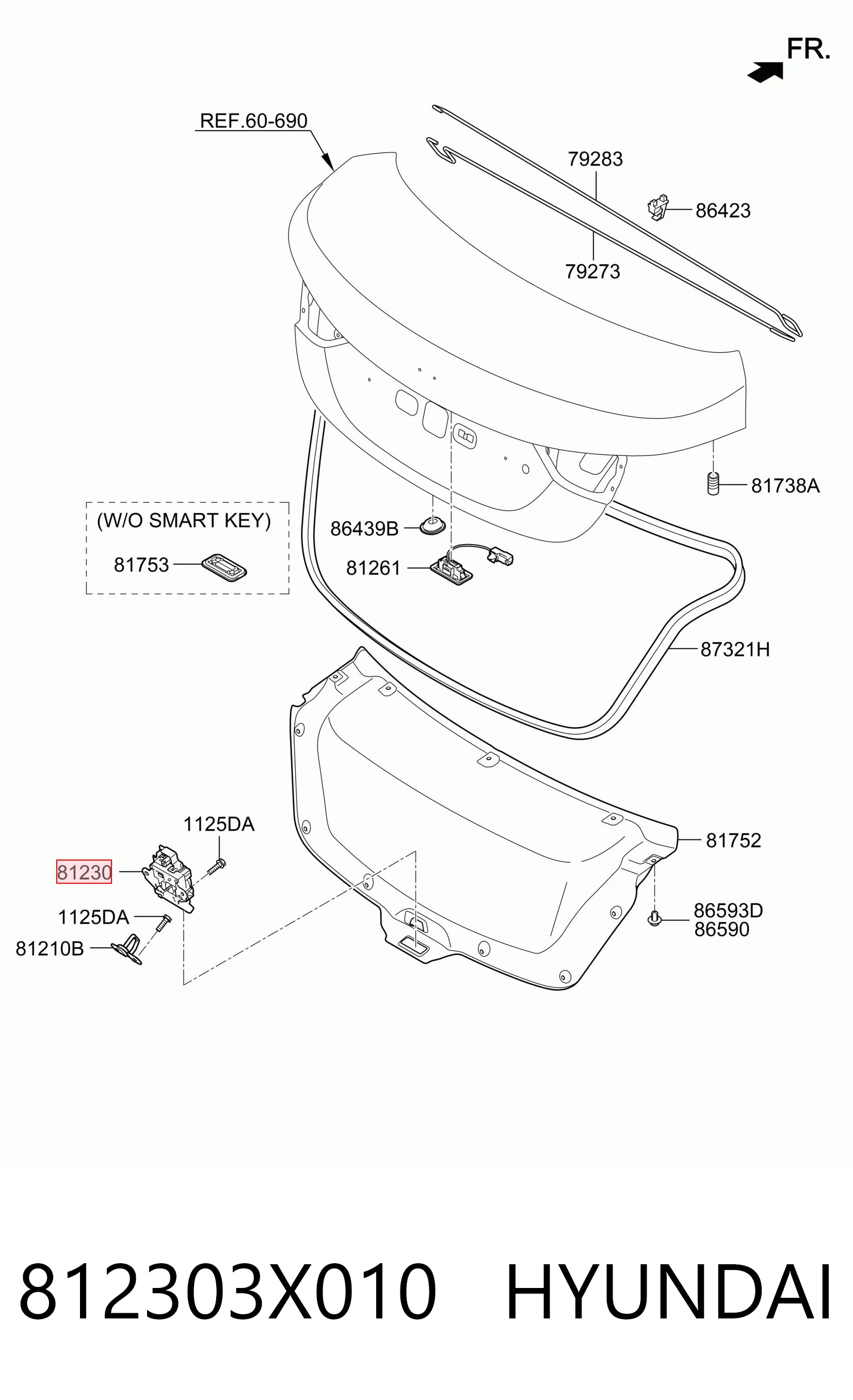 Comprar Cerradura de maletero Hyundai Elantra V MD