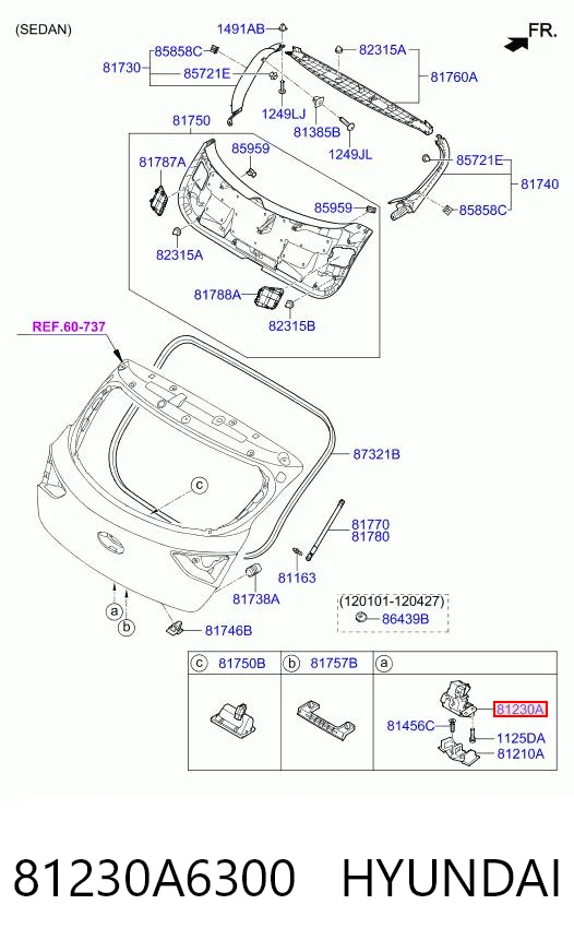 81230A6300 Hyundai/Kia