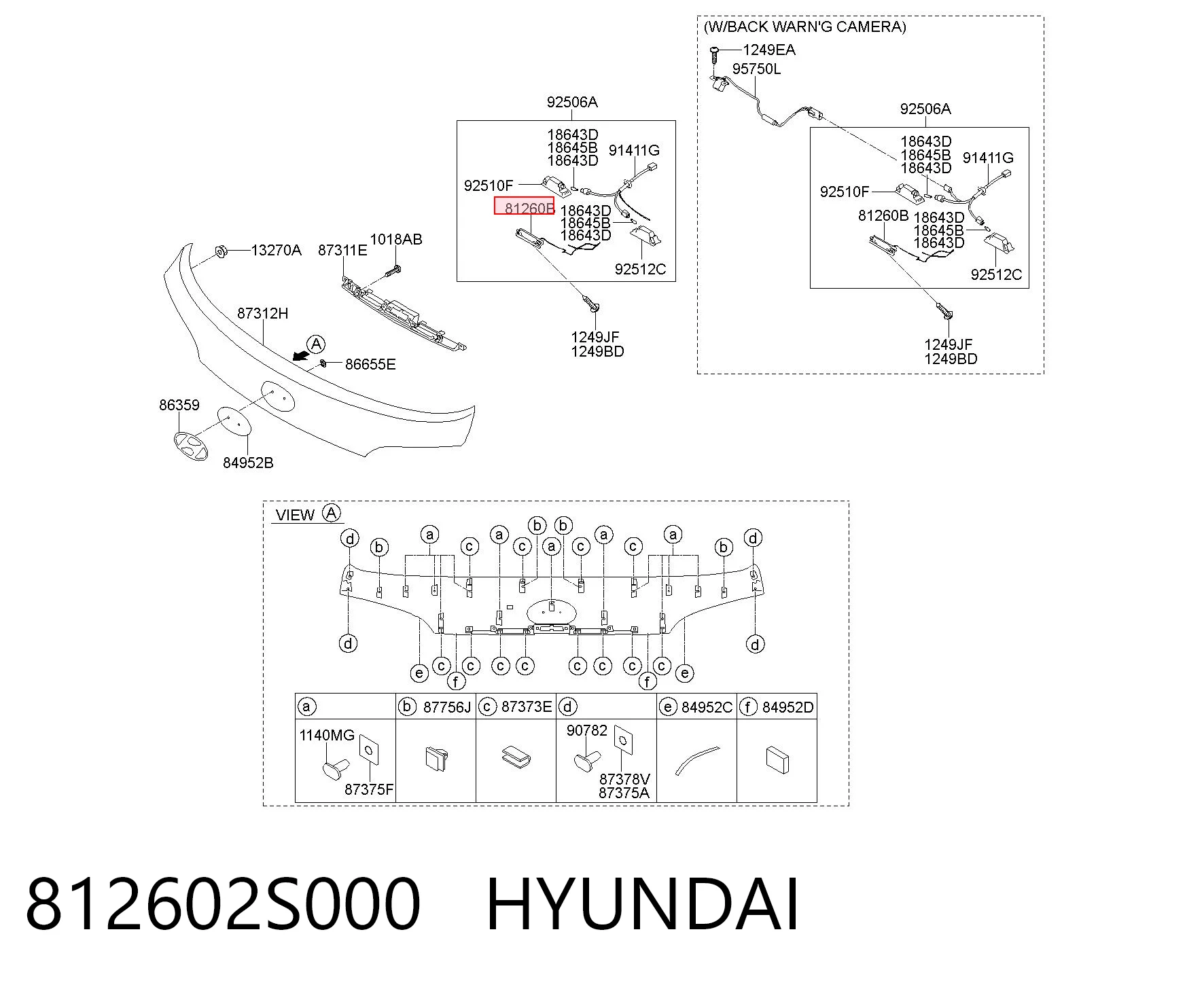 812602S000 Hyundai/Kia 