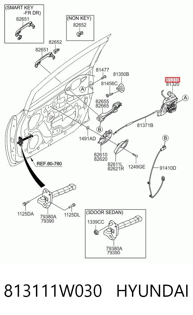 813111W030 Hyundai/Kia