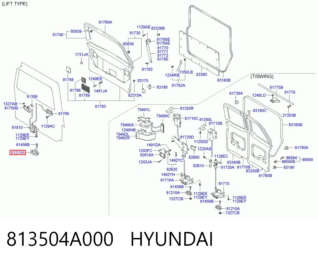 813504A000 Hyundai/Kia