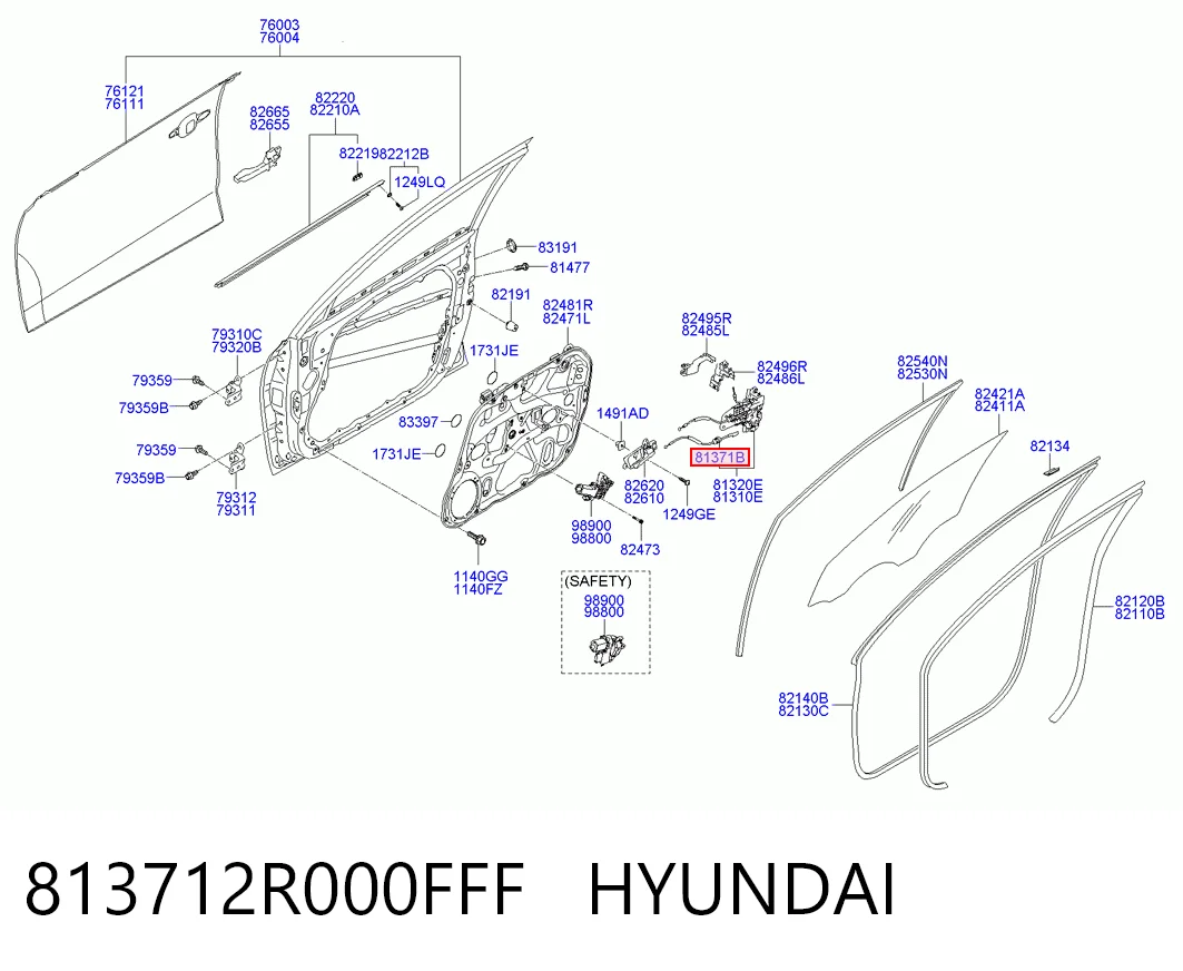 813712R000FFF Hyundai/Kia