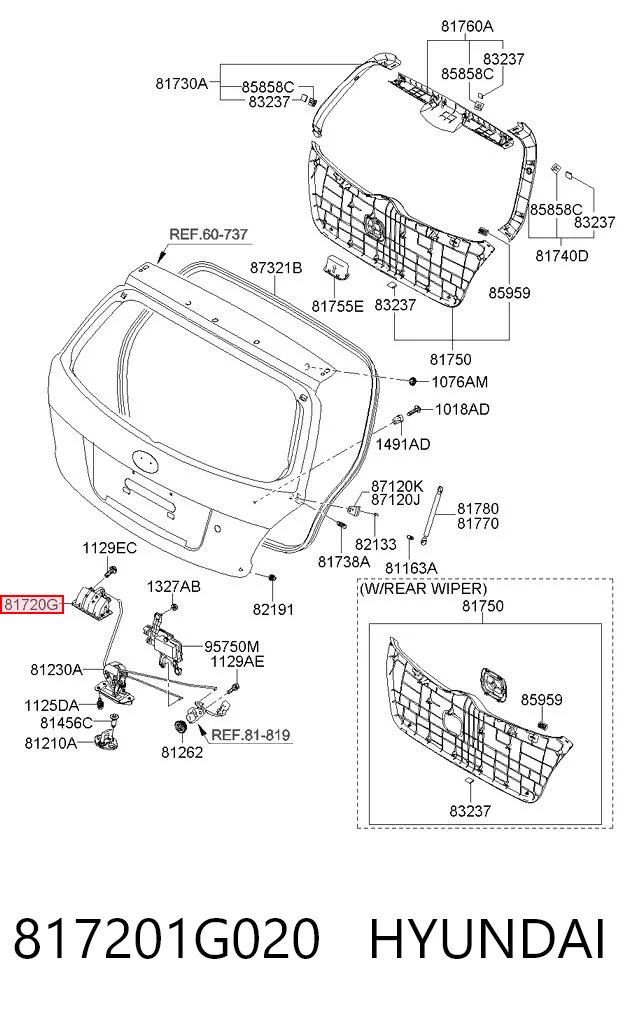 817201G020 Hyundai/Kia