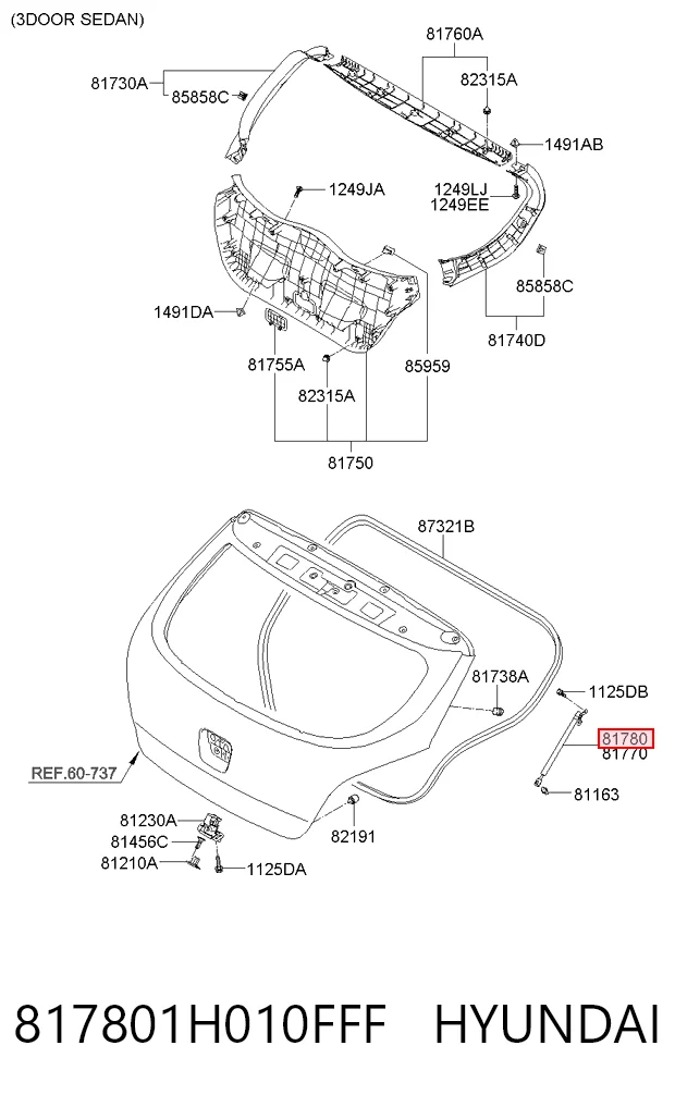 817801H010FFF Hyundai/Kia