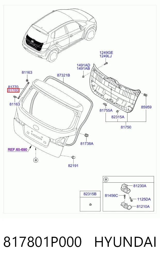 817801P000 Hyundai/Kia