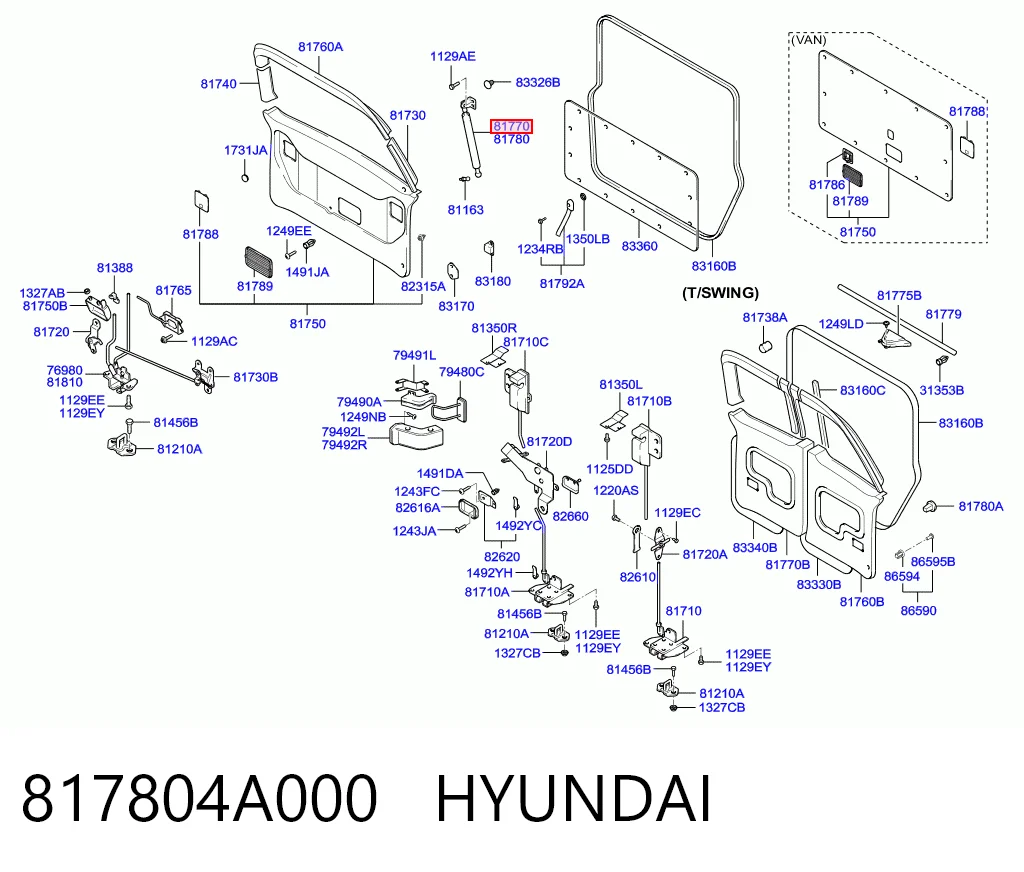 817804A000 Hyundai/Kia
