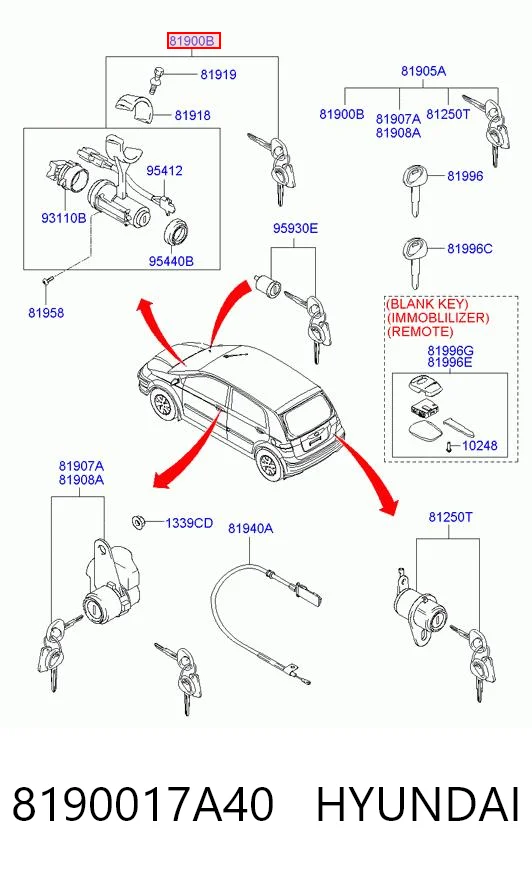 8190017A40 Hyundai/Kia