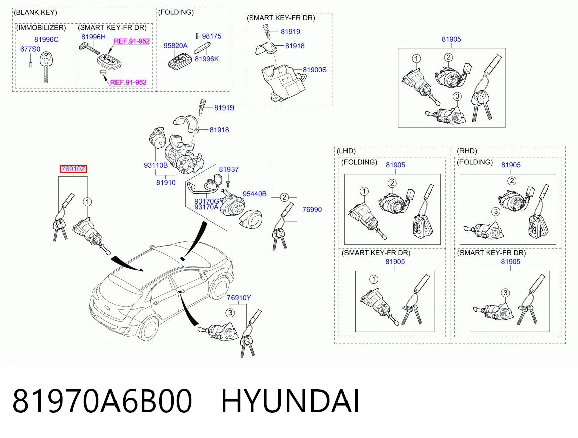 81970A6B00 HYUNDAI