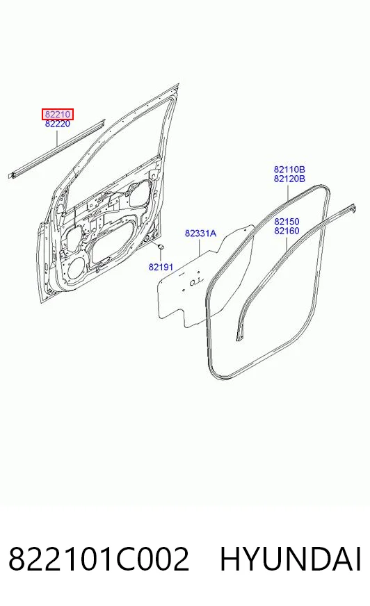 822101C002 Hyundai/Kia
