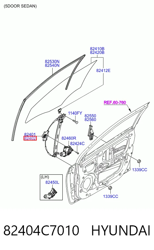 Mecanismo de elevalunas delantero derecha Hyundai I20 ACTIVE hatchback (IB, GB) (2015 - 2021) precio, desde 49,37 EUR