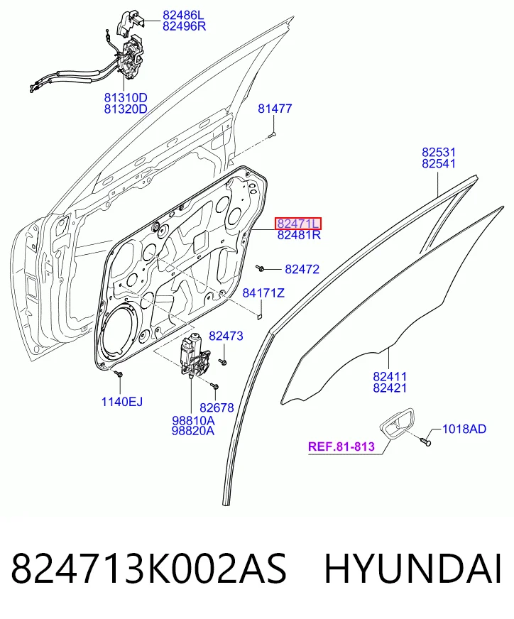 824713K002AS Hyundai/Kia
