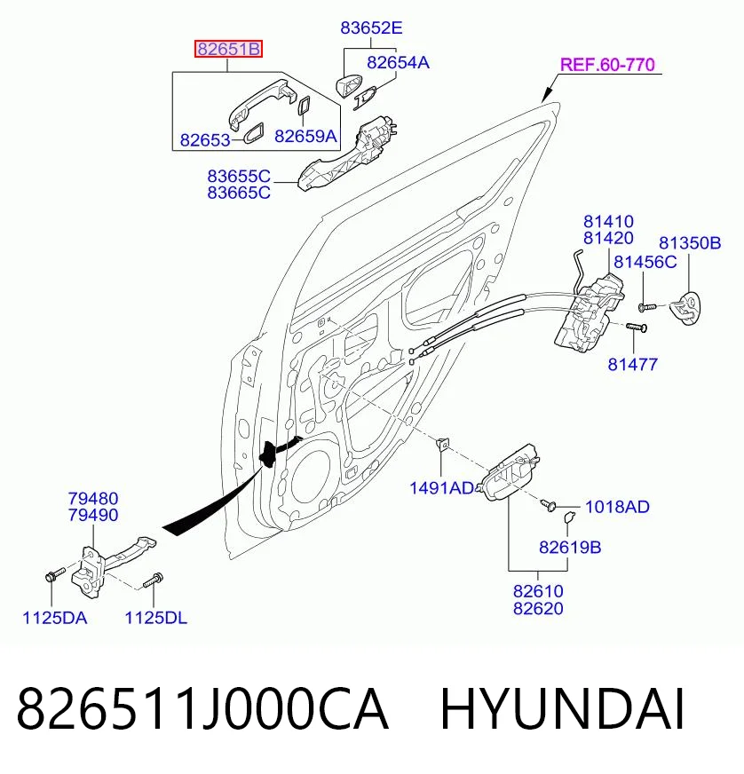 826511J000CA Hyundai/Kia