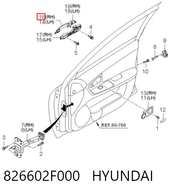826602F000 Hyundai/Kia