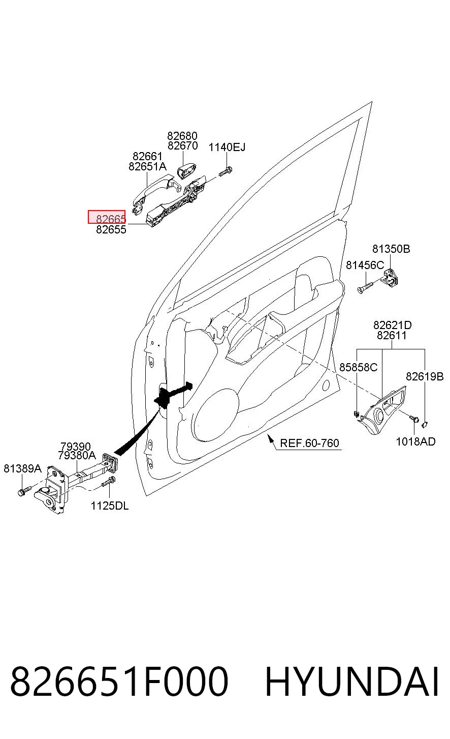 826651F000 Hyundai/Kia