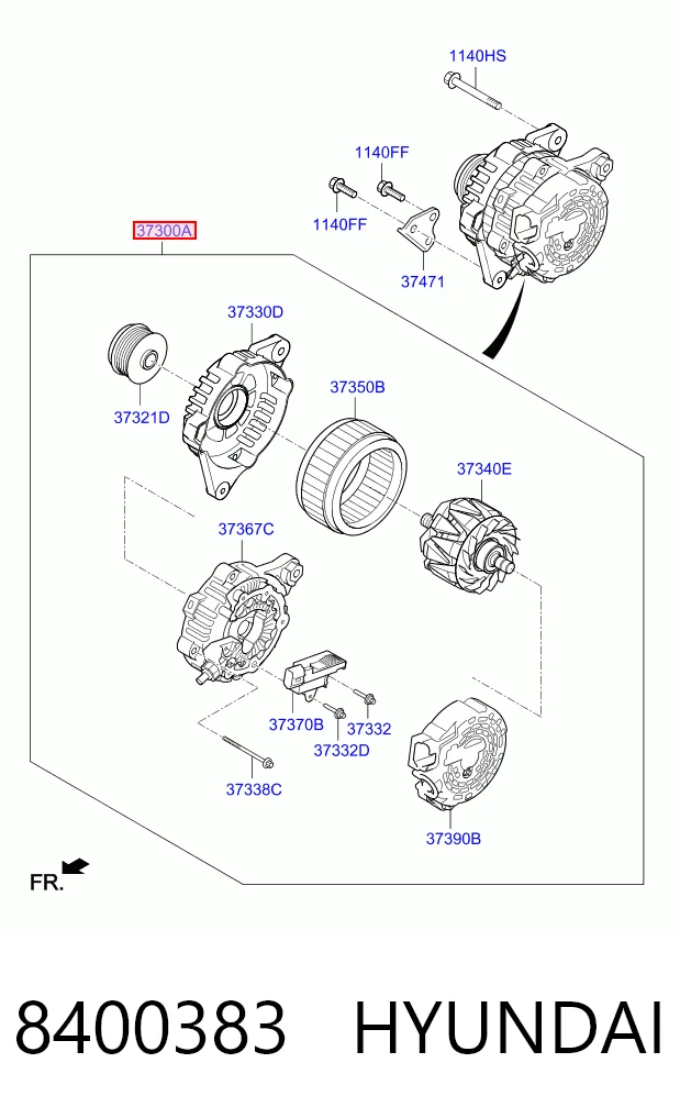  Alternador Hyundai I20 