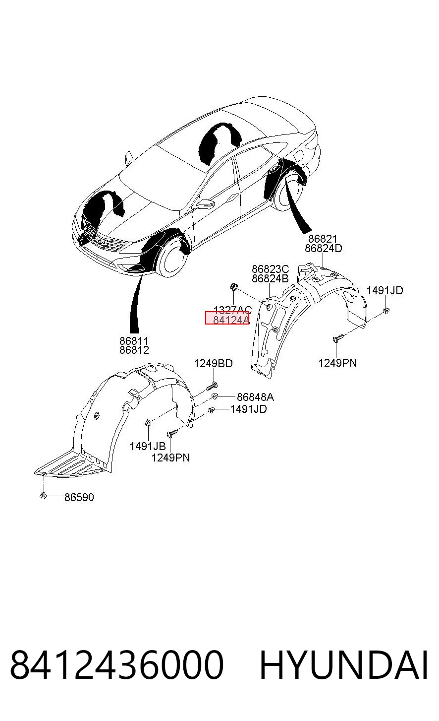 8412436000 Hyundai/Kia