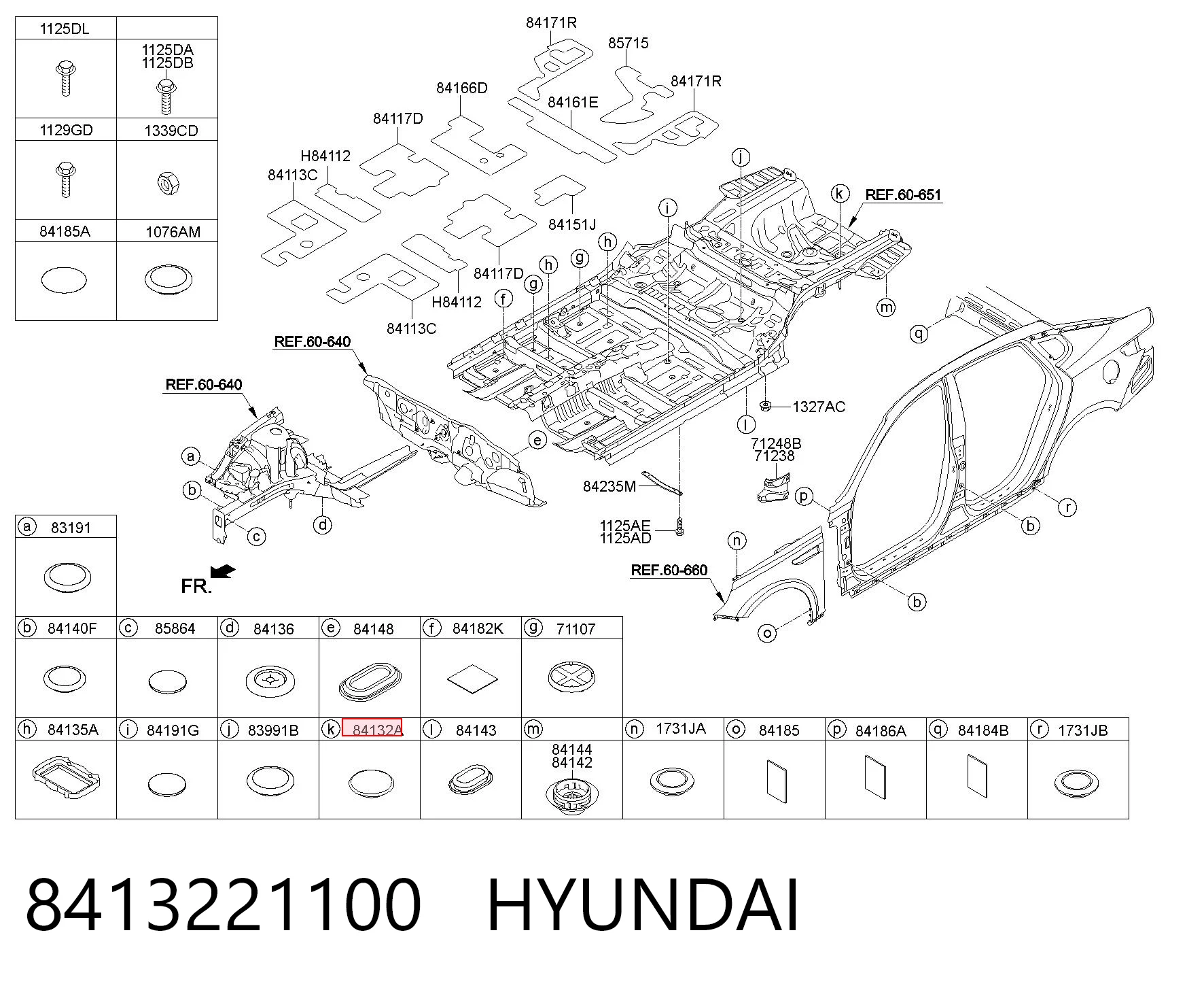 8413221100 Hyundai/Kia Cubre motor