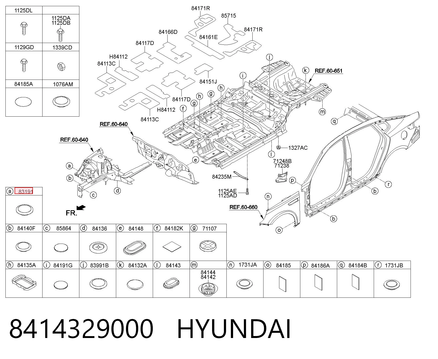 8414329000 Hyundai/Kia Cubre motor