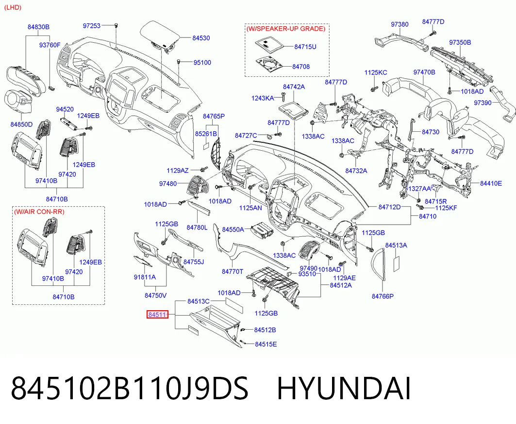 Comprar Guantera Hyundai Santa Fe II CM a bajo precio