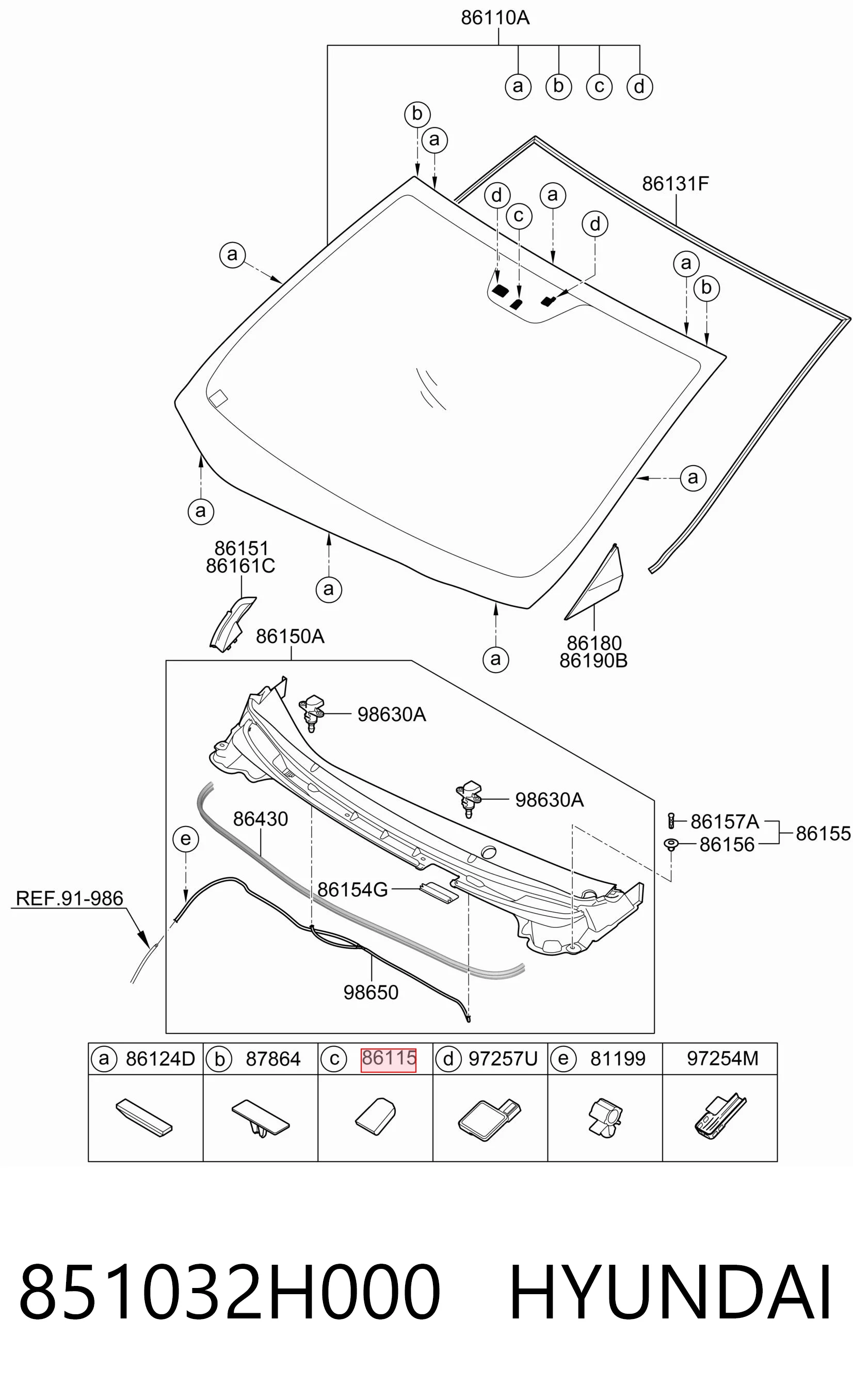 851032H000 Hyundai/Kia 