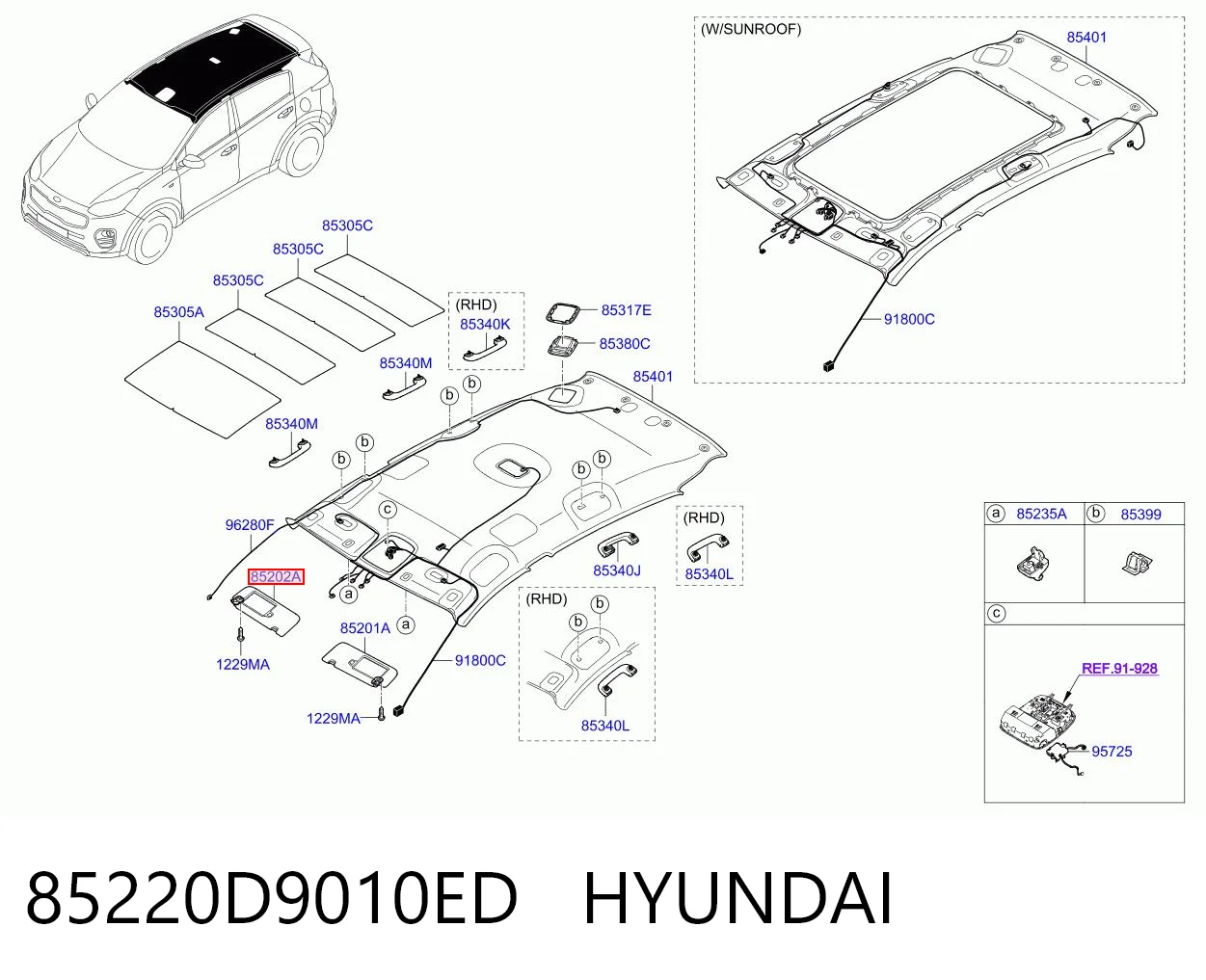 85220D9010ED Hyundai/Kia