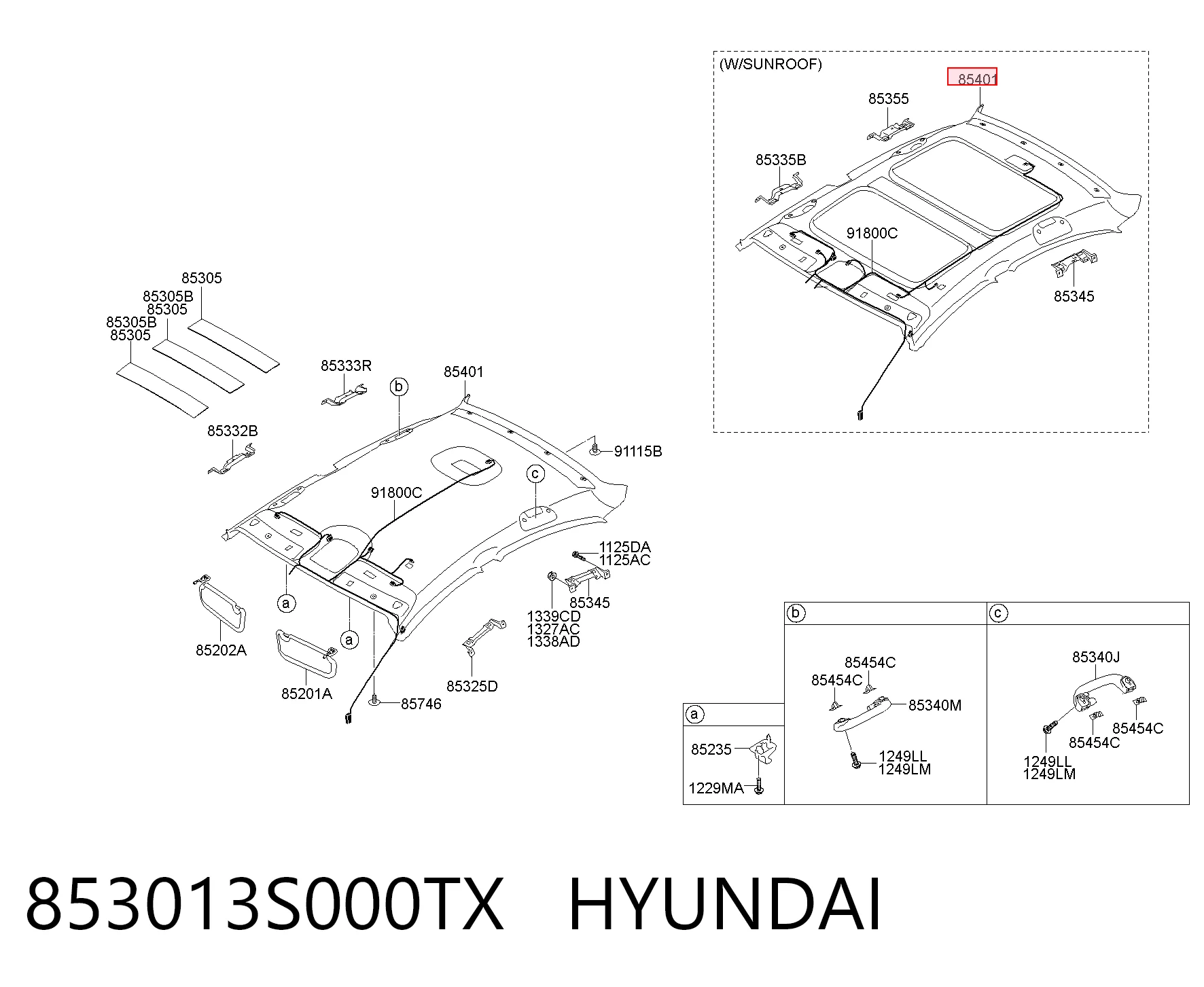 Comprar Guarnecido de techo Hyundai Sonata VI YF a bajo precio