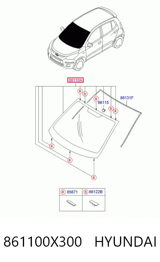 861100X300 Hyundai/Kia