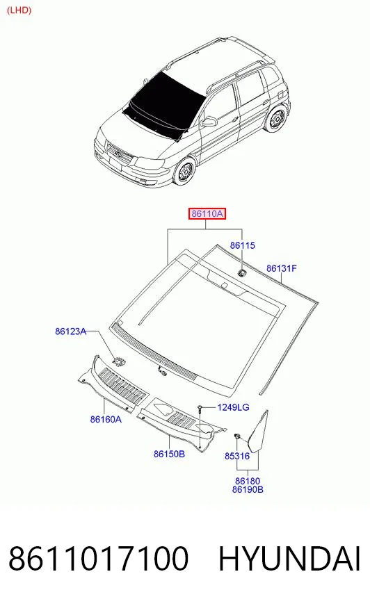 Comprar Parabrisas Hyundai Matrix  FC a bajo precio