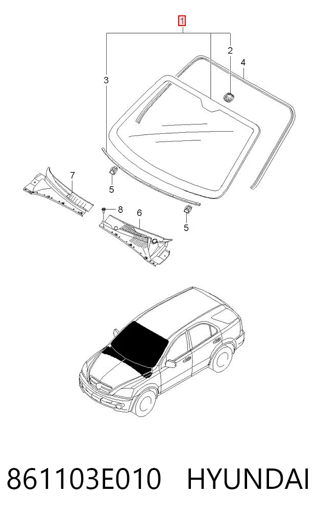 Comprar Parabrisas KIA Sorento I JC