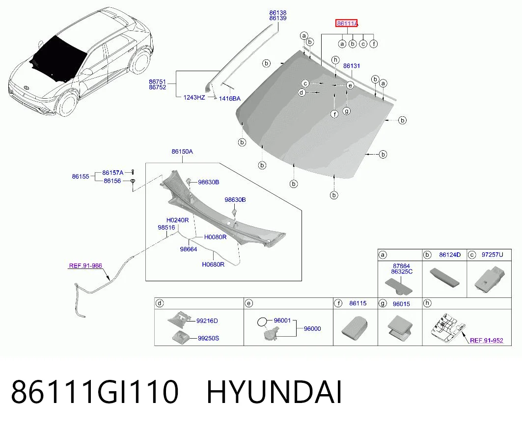 86111GI110 Hyundai/Kia