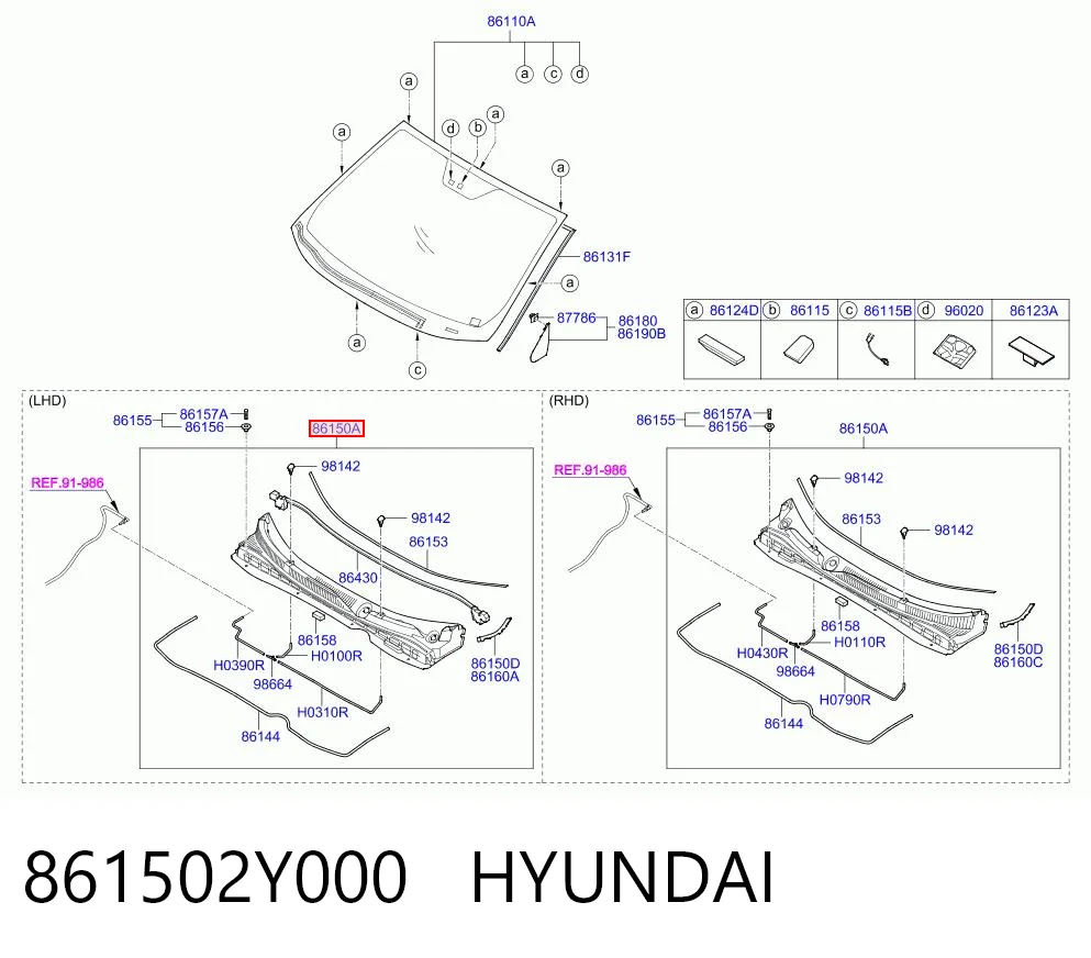 861502Y000 Hyundai/Kia
