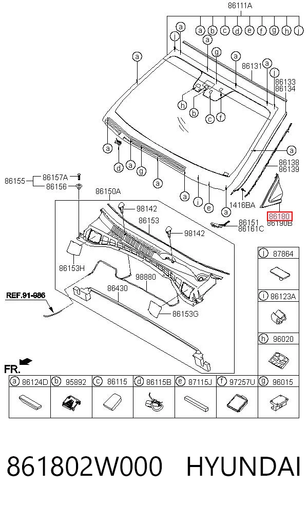 861802W000 Hyundai/Kia