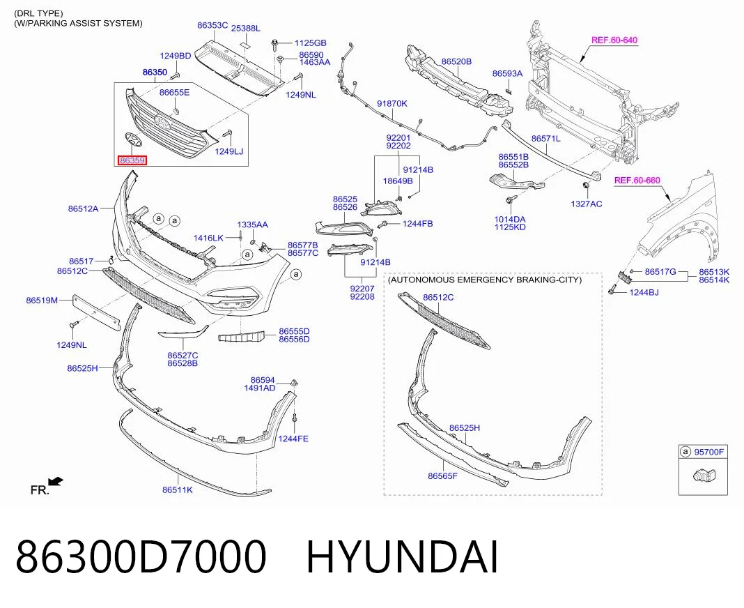 86300D7000 Hyundai/Kia
