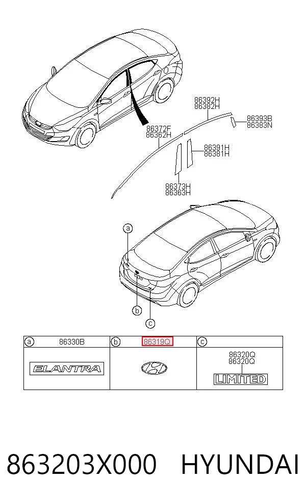 863203X000 Hyundai/Kia