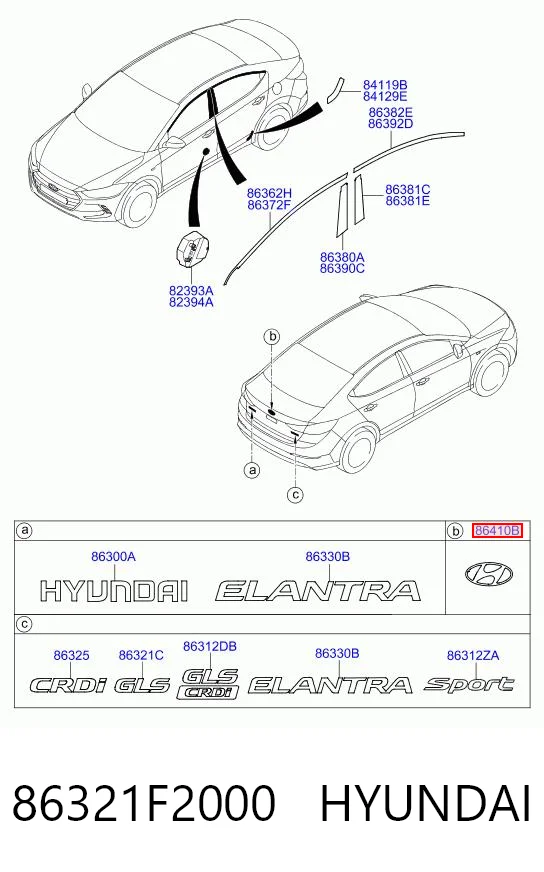 86321F2000 Hyundai/Kia