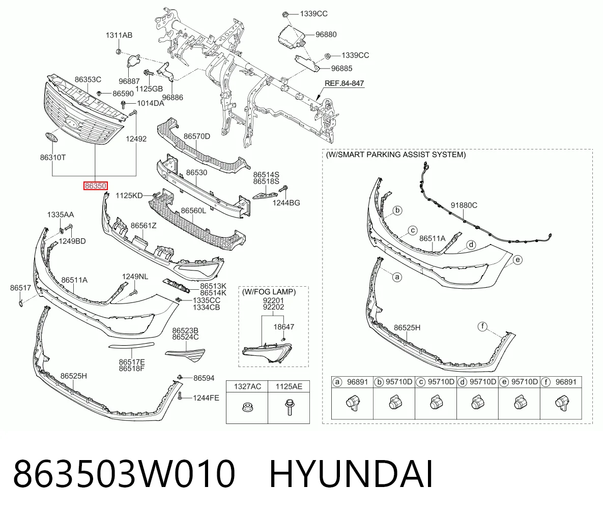 863503W010 Hyundai/Kia