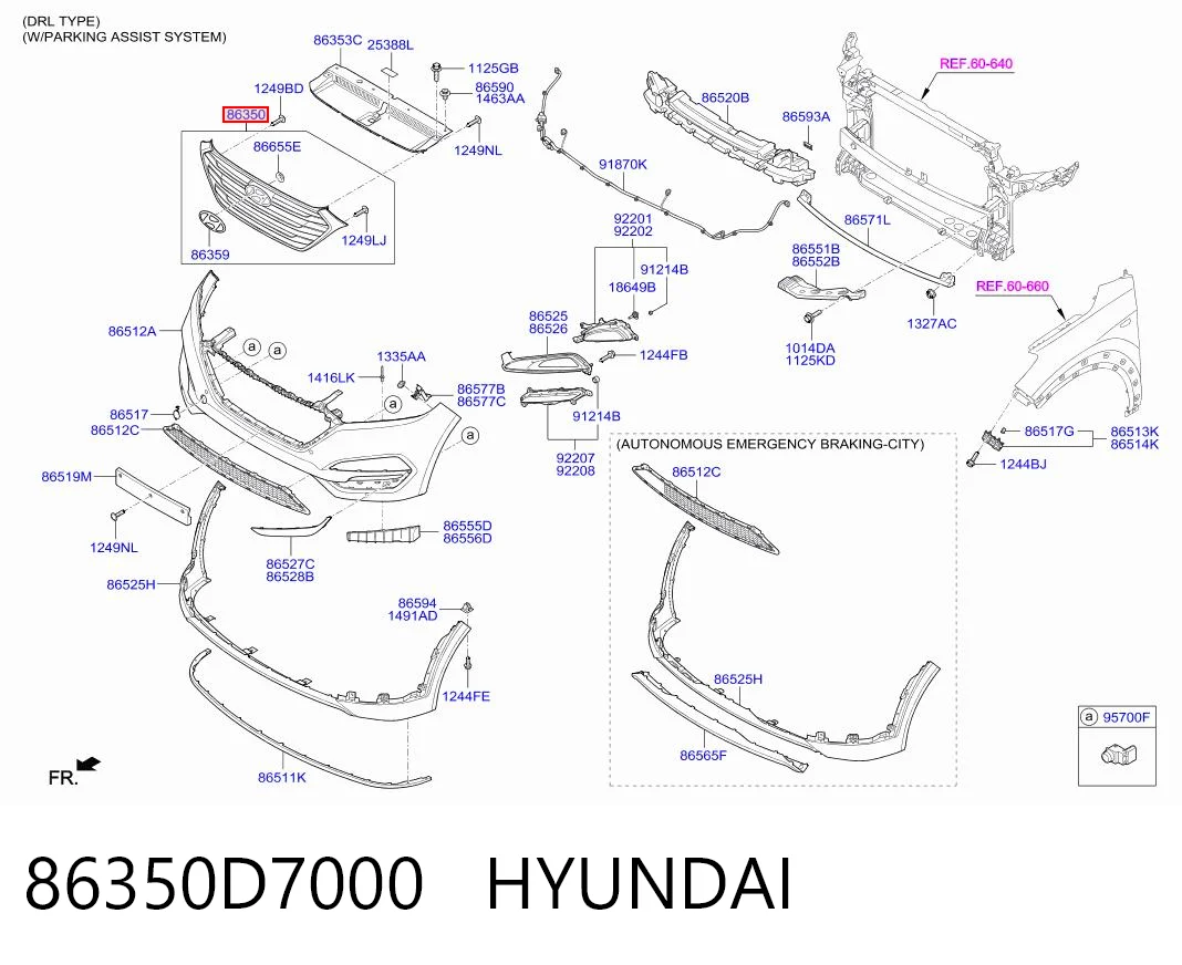 86350D7000 Hyundai/Kia