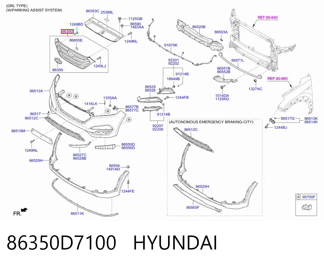 86350D7100 Hyundai/Kia