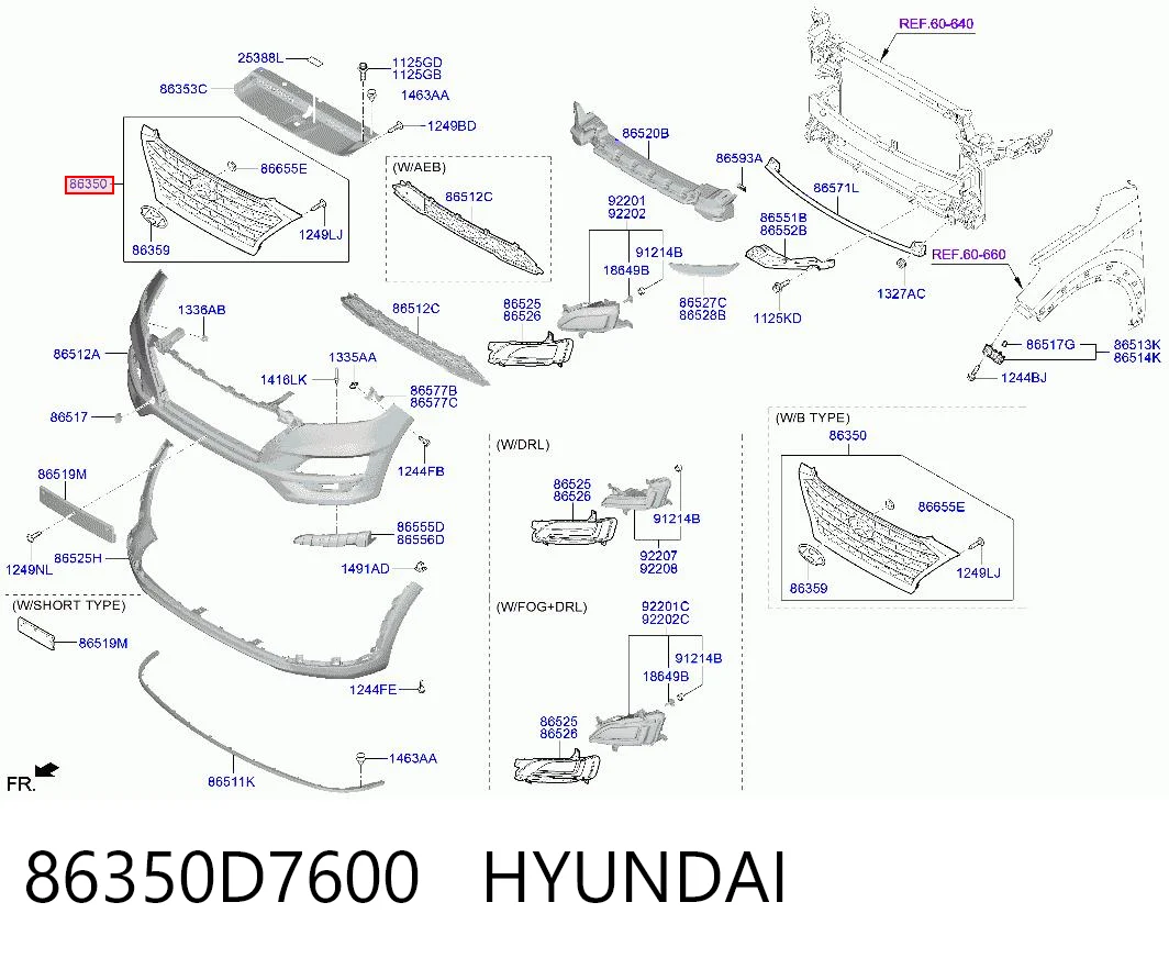 86350D7600 Hyundai/Kia