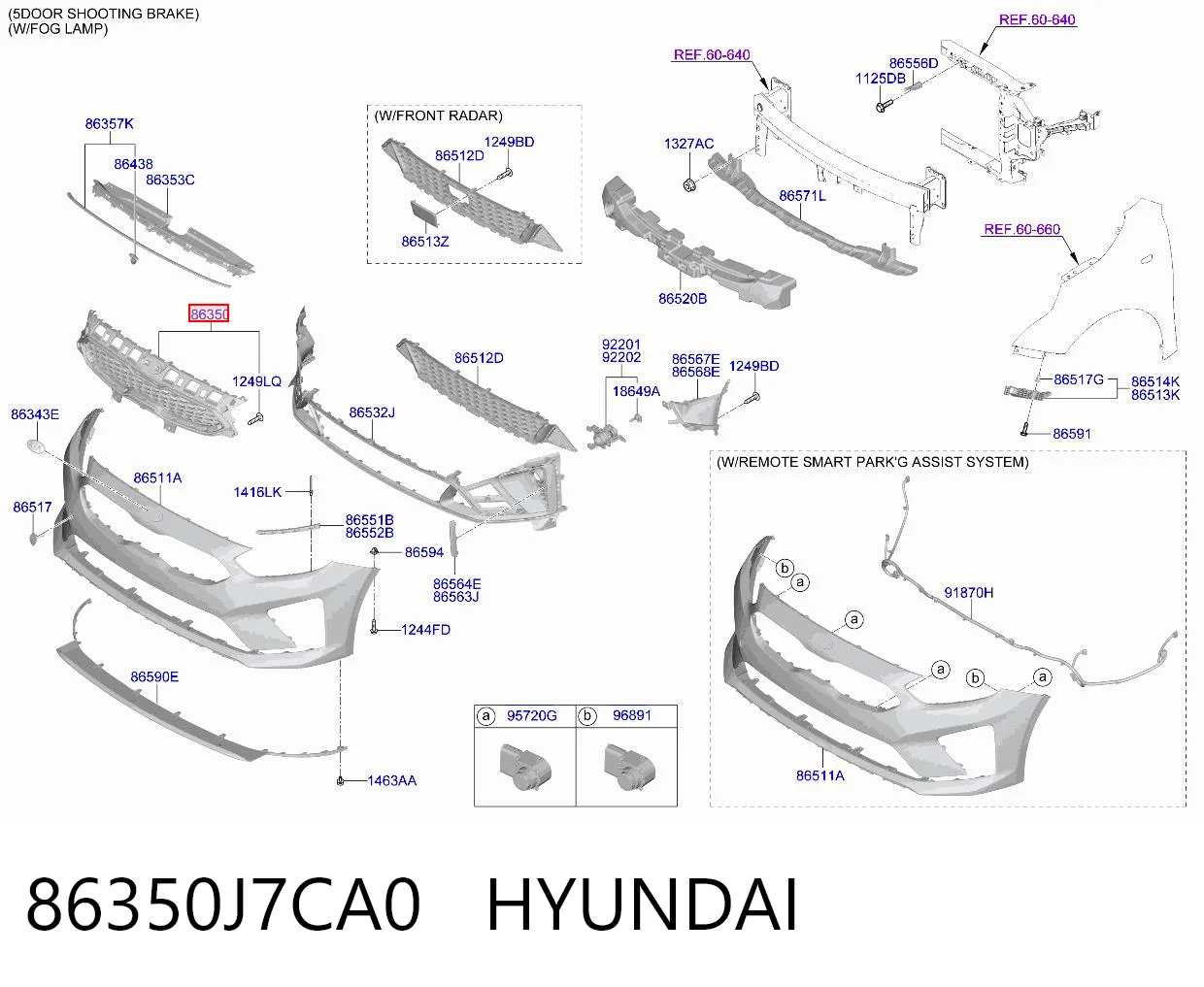 86350J7CA0 Hyundai/Kia