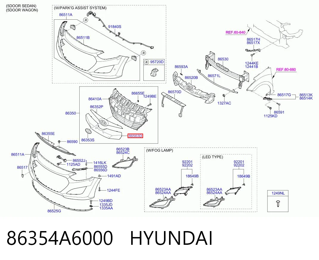 86354A6000 Hyundai/Kia