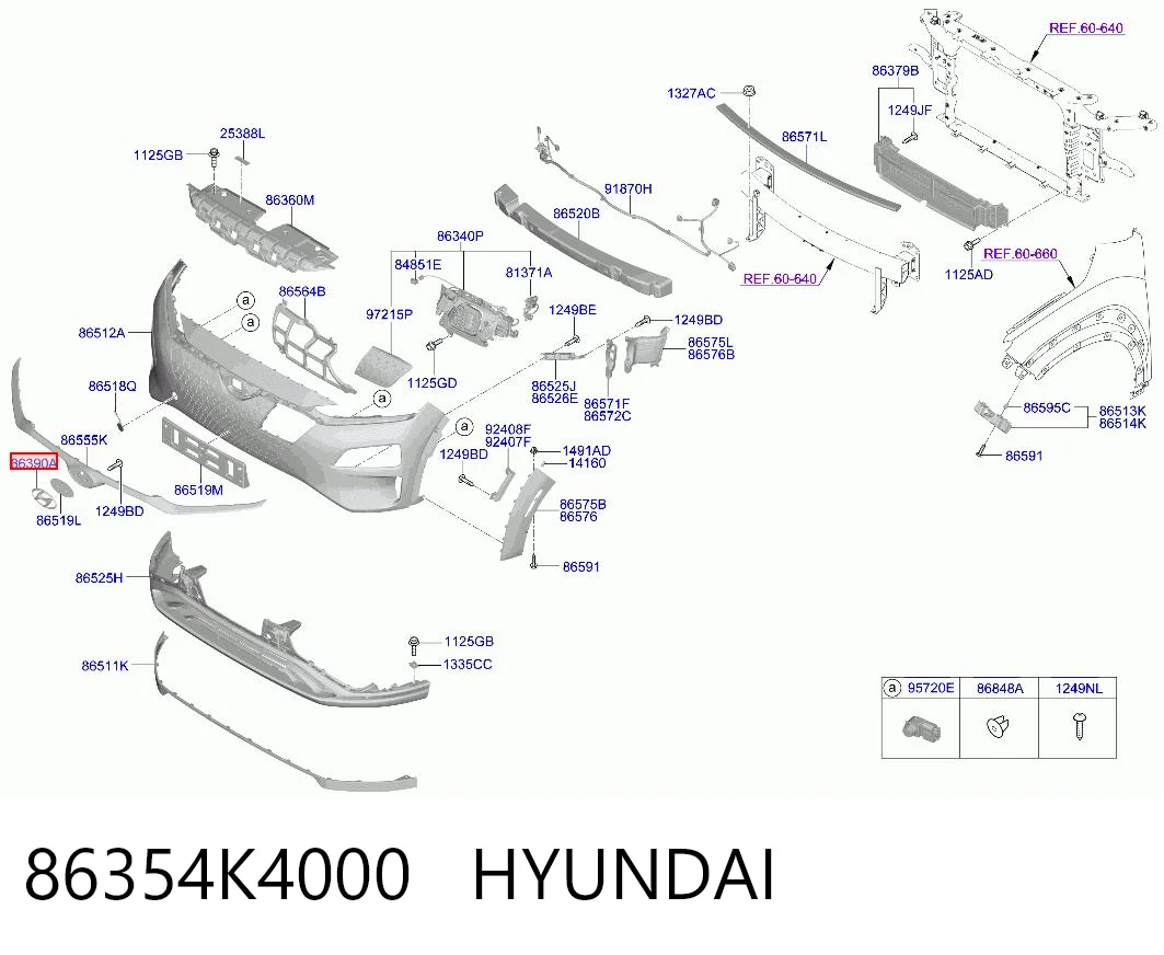 86354K4000 Hyundai/Kia
