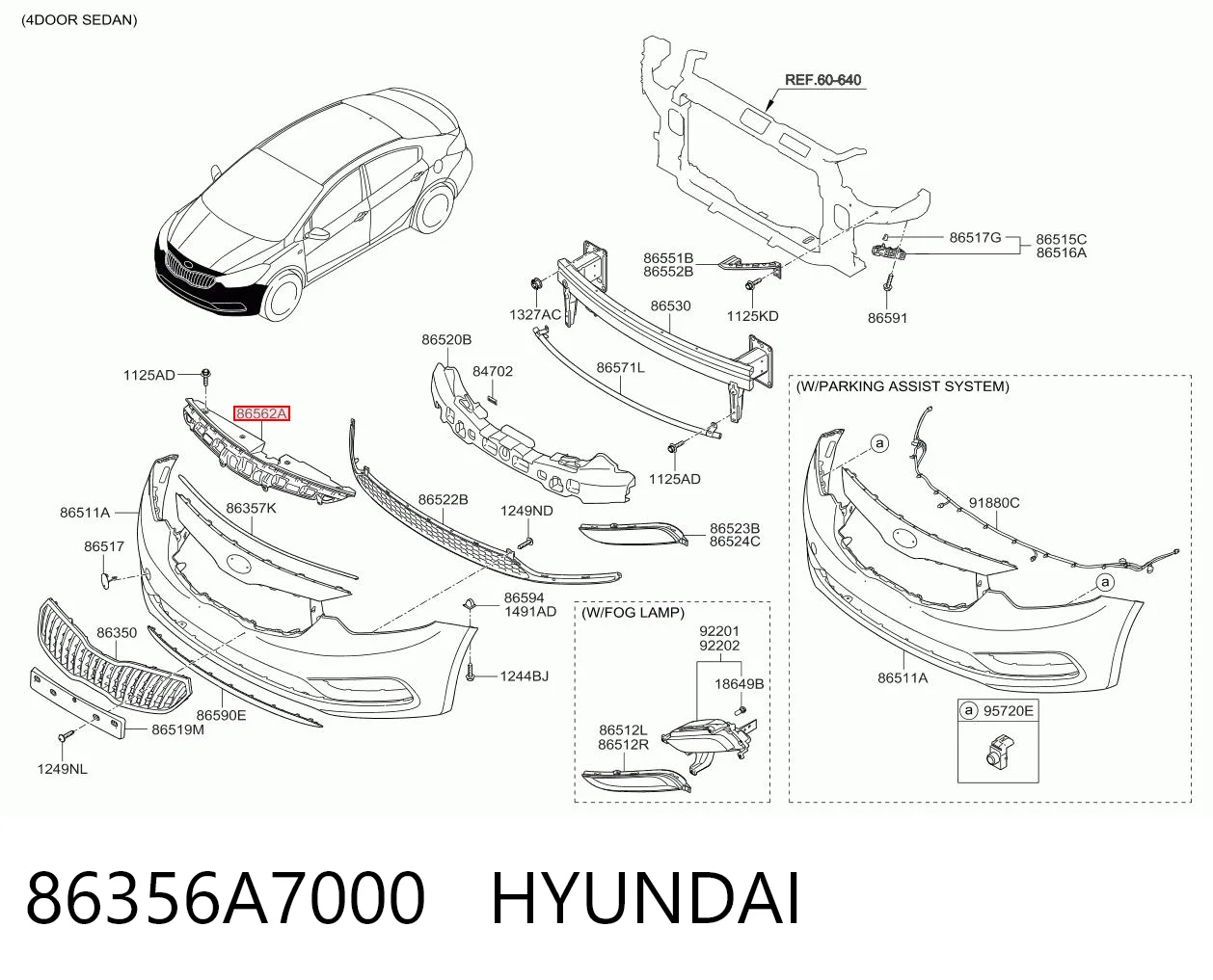 86356A7000 Hyundai/Kia