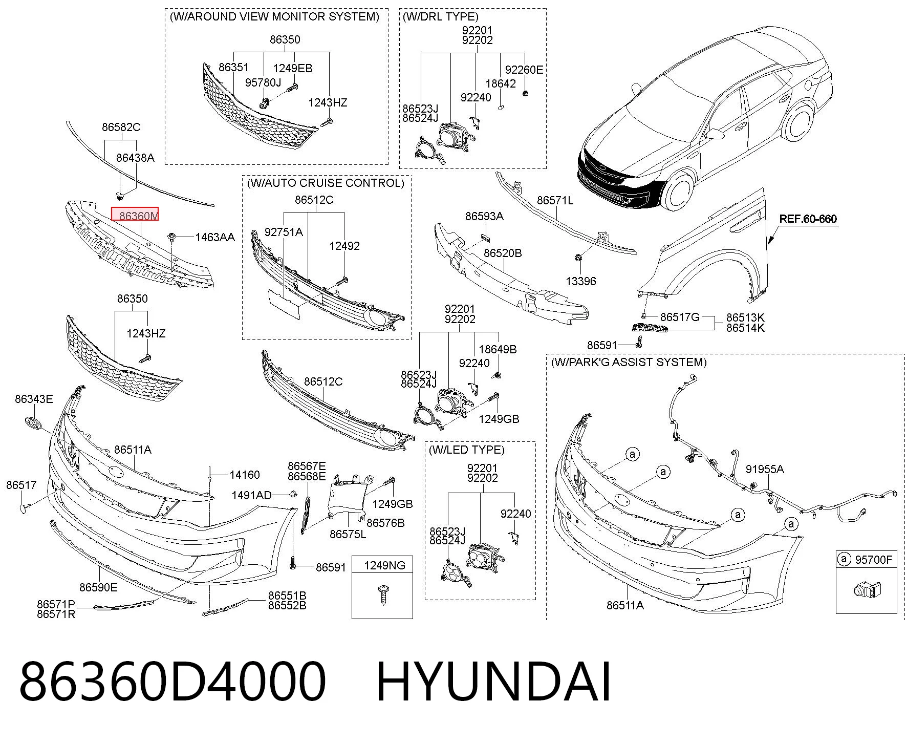 86360D4000 Hyundai/Kia